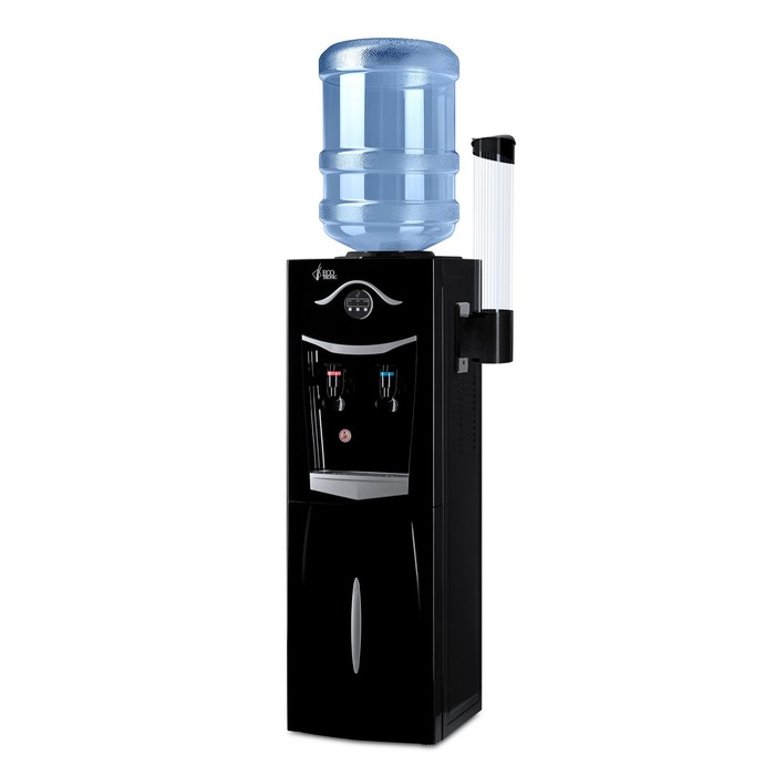 

Кулер для воды с холодильником Ecotronic K21-LF, нагрев и охлаждение, 500/120 Вт, чёрно-серебристый