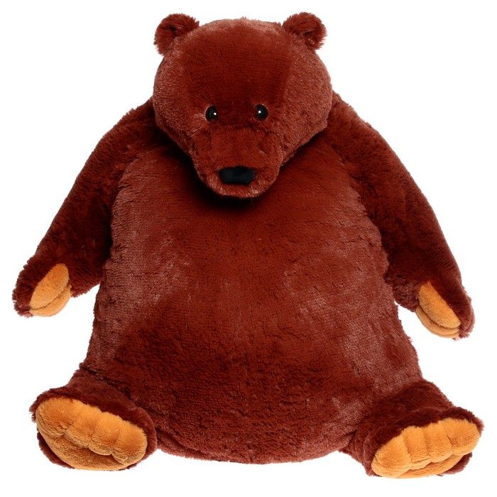 Мягкая игрушка «Медведь лежачий», цвет темно-коричневый, 90 см