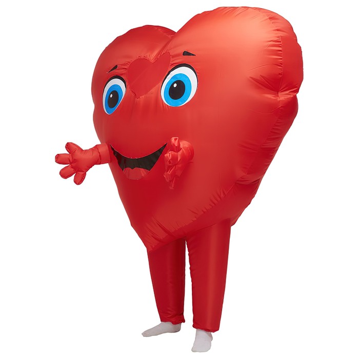 фото Костюм надувной «сердце» с руками, рост 150-190 см
