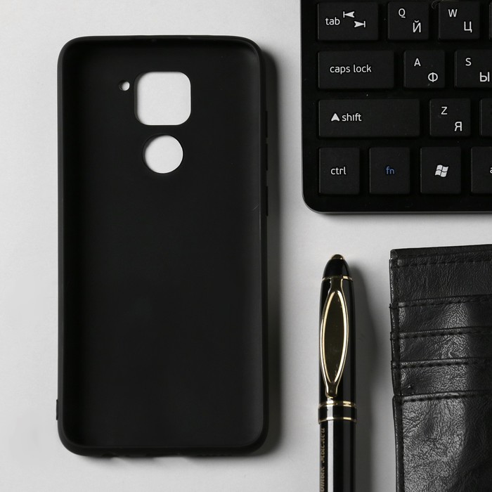 

Чехол Innovation, для Xiaomi Redmi Note 9, силиконовый, матовый, черный