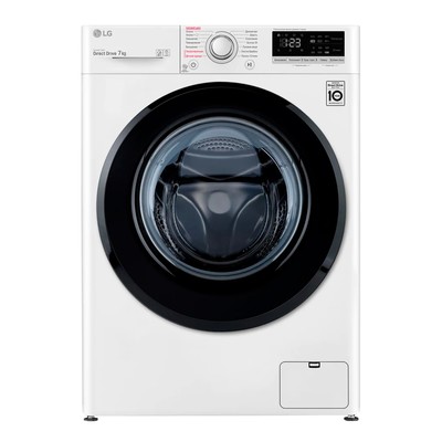 Стиральная машина LG F2V3HS6W, 1200 об/мин, 7 кг, функция пара, белая