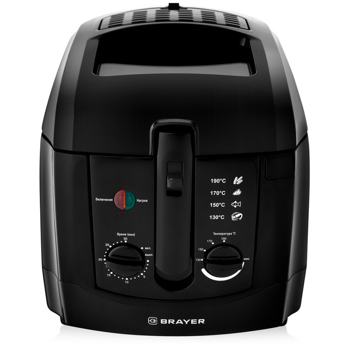 

Фритюрница BRAYER 2830BR-BK, 1800 Вт, 600 г, 3 л