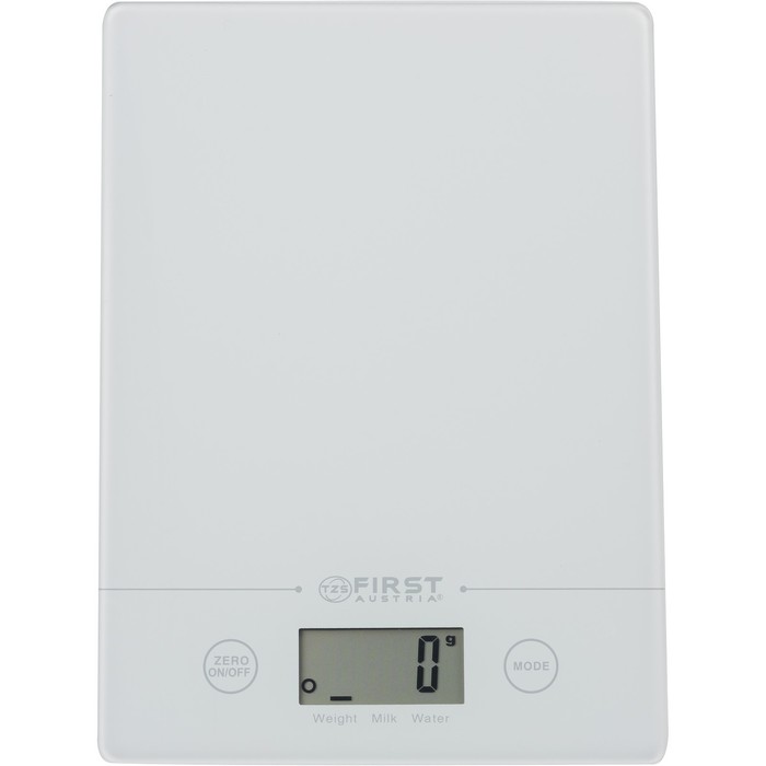 Весы кухонные FIRST 6400-WI, электронные, 5 кг, тарокомпенсация, калькулятор объема