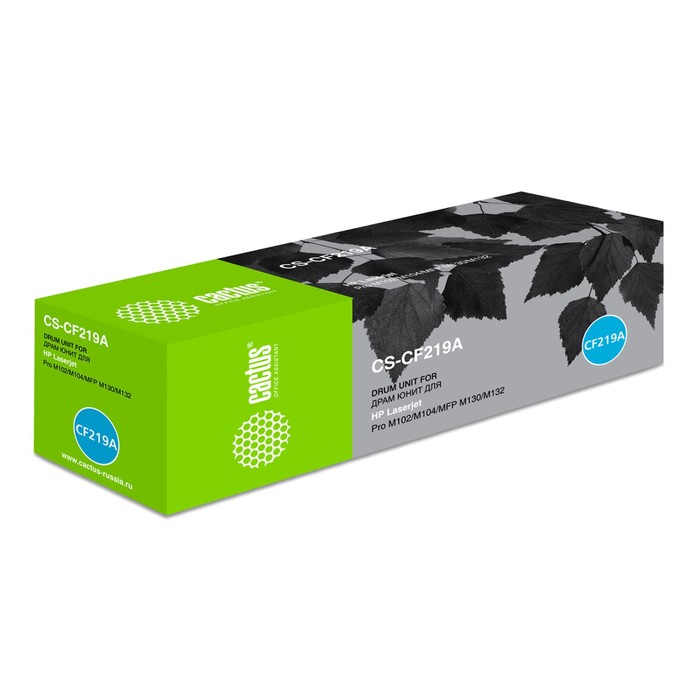 

Фотобарабан Cactus CS-CF219A CF219A, для HP M104a Pro/M104w Pro, 12000 страниц, цвет чёрный