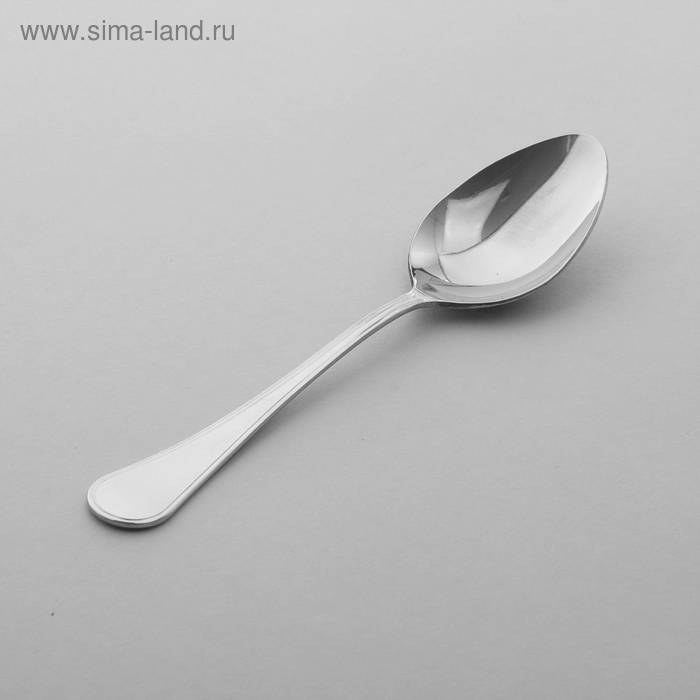 Ложка десертная «Соната» (Империал), длина=20 см, толщина 2 мм, цвет серебряный ложка чайная соната империал толщина 2 мм