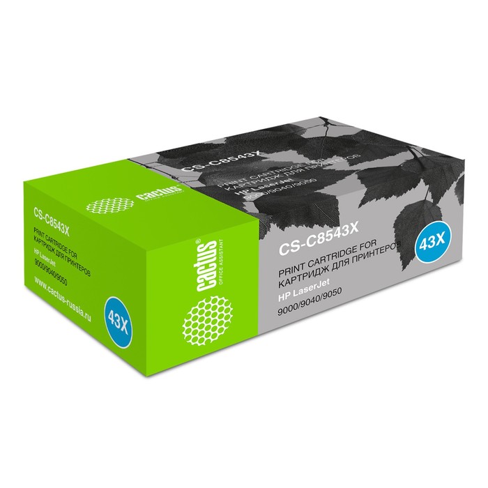 

Картридж Cactus CS-C8543X С8345X, для HP LJ 9000/9040/9050, 30000 страниц, цвет чёрный