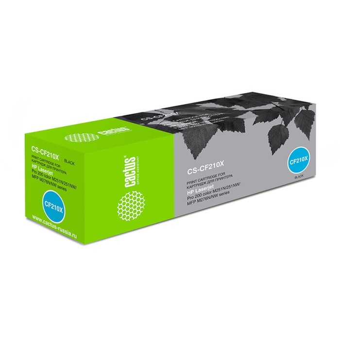 

Картридж Cactus CS-CF210X CF210X, для HP LJ Pro M251/M276, 2400 страниц, цвет чёрный