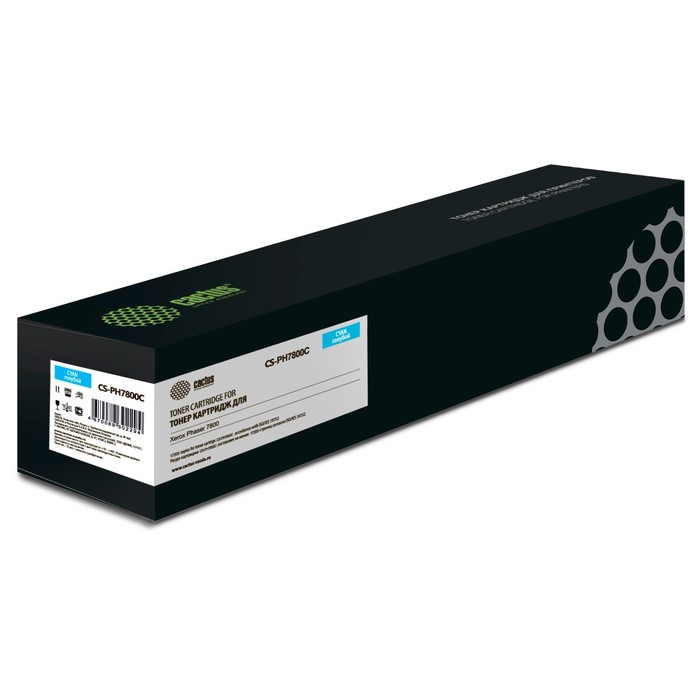 

Картридж Cactus CS-PH7800C 106R01570, для Xerox Phaser 7800, 17200 страниц, цвет голубой