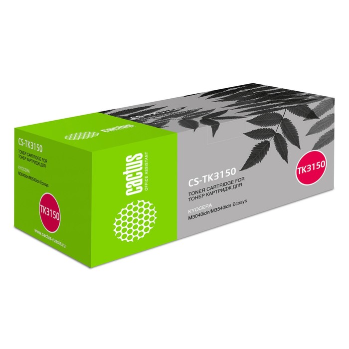 

Картридж Cactus CS-TK3150 TK-3150, для Kyocera Mita M3040idn/M3540idn, 14500 страниц, цвет чёрный