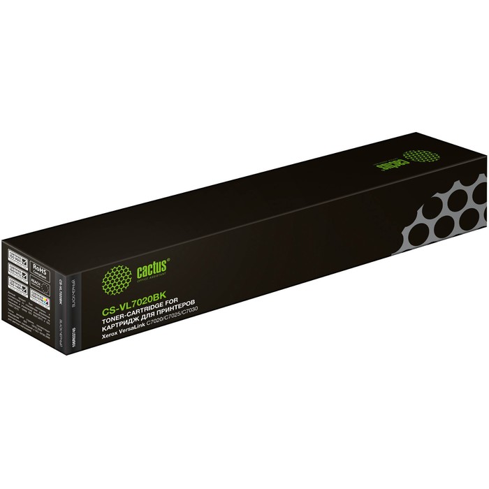 

Картридж Cactus CS-VL7020BK 106R03745, для Xerox VersaLink C7020/C7025, 23600 страниц, цвет чёрный
