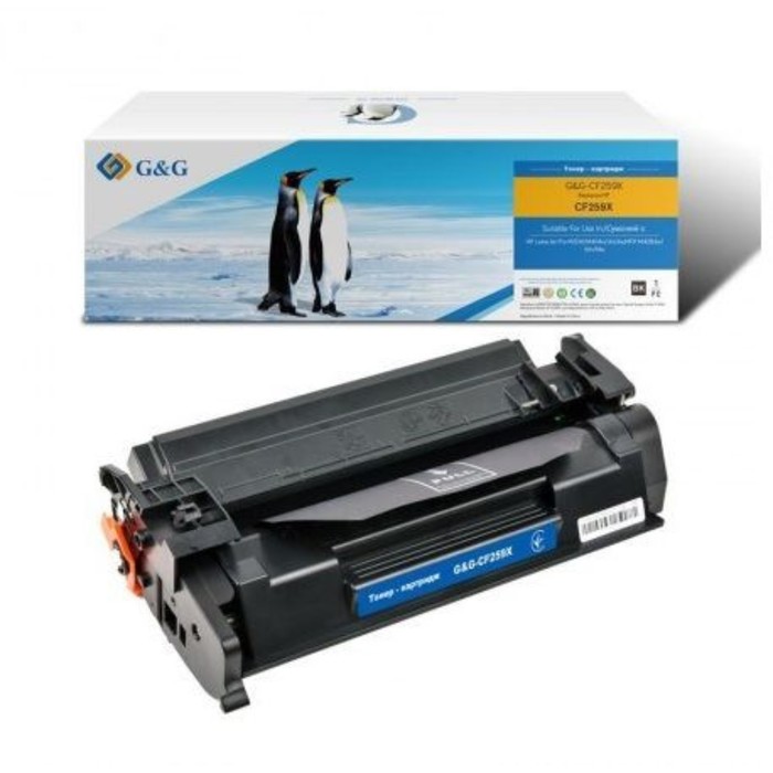 

Картридж G&G GG-CF259X, для HP LJ M304/M404/MFP M428, 10000 страниц, цвет чёрный