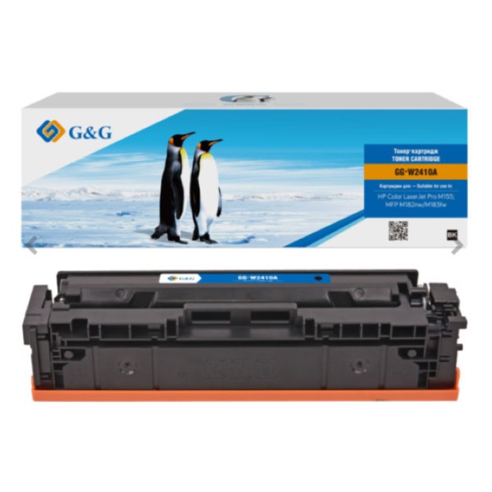 

Картридж G&G GG-W2410A, для HP Color LaserJet Pro M155;MFP M182nw/M183fw, 1050 страниц, цвет чёрный