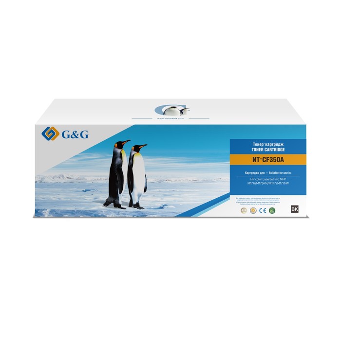 

Картридж G&G NT-CF350A, для HP CLJ Pro MFP M176/M176FN/M177/M177FW, 1300 страниц, цвет чёрный