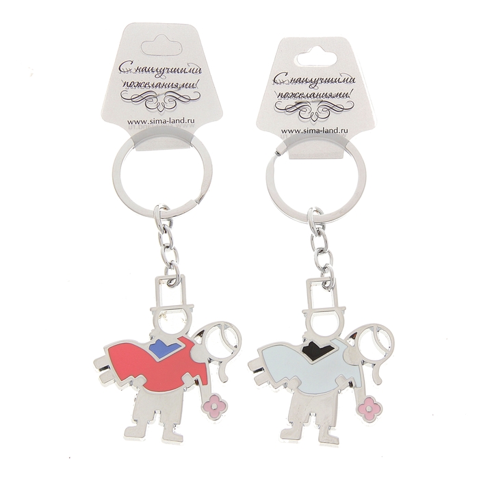 Брелок "Свадьба", цвета МИКС