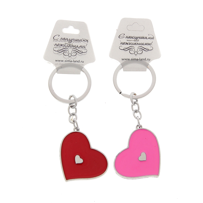 Брелок "Симфония сердец", цвета МИКС