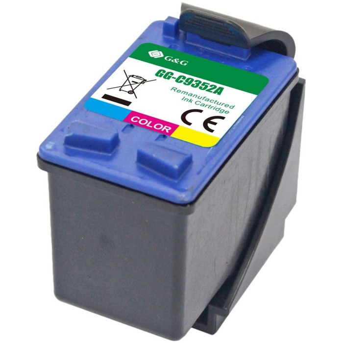 

Картридж G&G GG-C9352A, для HP DJ 3920/3940/D1360/D1460/D1470/D1560, 11.4 мл, многоцветный