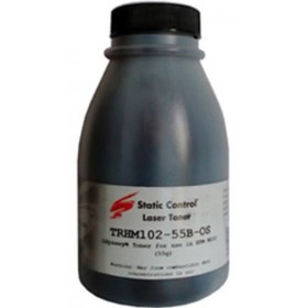 Тонер Static Control TRHM102-55B-OS, для HP LJ M104/M132, флакон 55гр, чёрный Ош