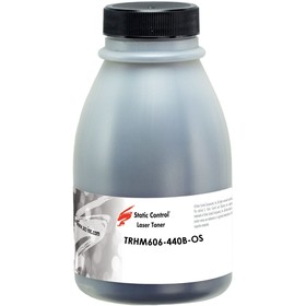 

Тонер Static Control TRHM606-440B-OS, для HP LJ M605/606/630MFP, флакон 440гр, чёрный