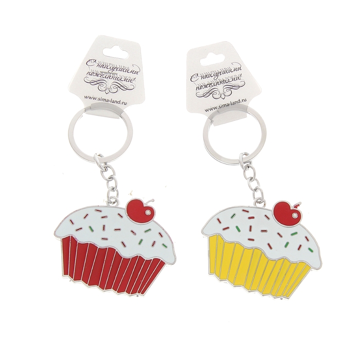 Брелок "Пироженка", цвета МИКС