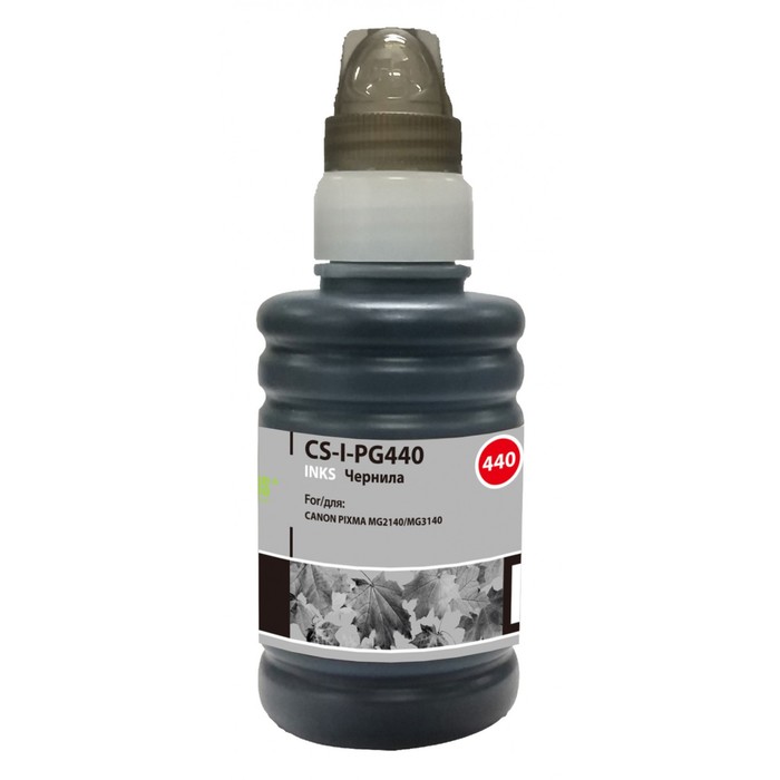 

Чернила Cactus CS-I-PG440, для Canon Pixma MG2140/MG3140, 100мл, чёрные