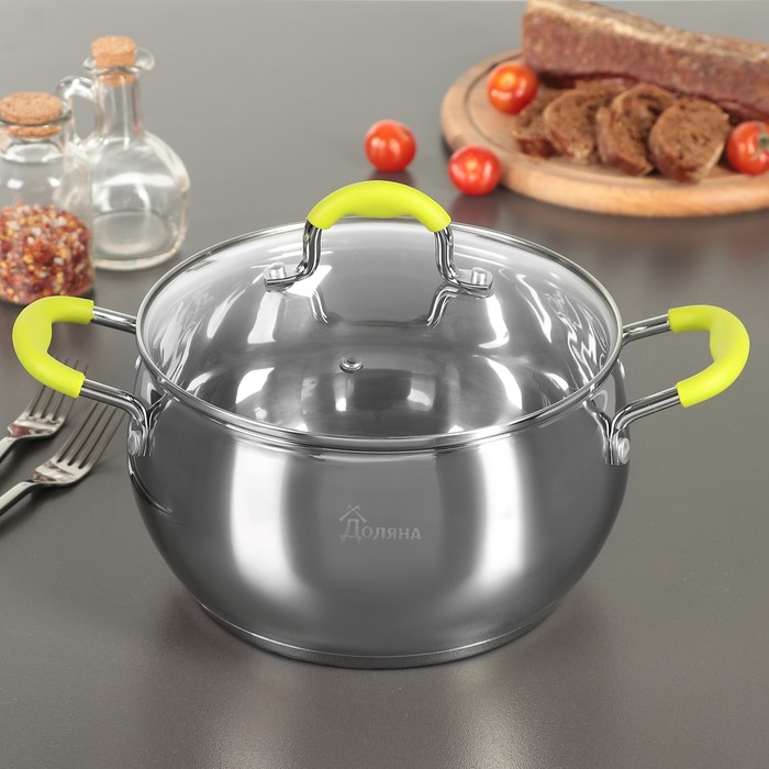 Кастрюля с крышкой "Гиперион" 3,9 л, d=21 см