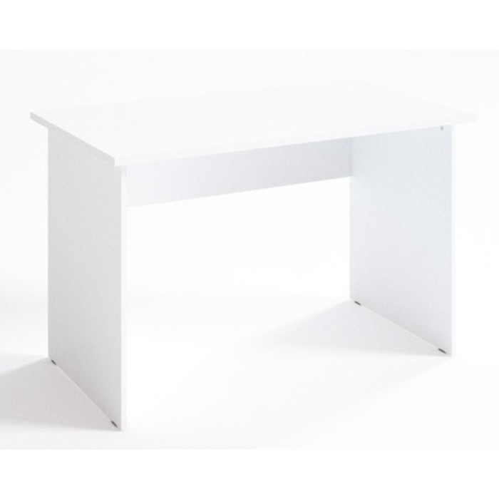 Рабочий стол TEKKA, 160х68х75 см, цвет белый шагрень