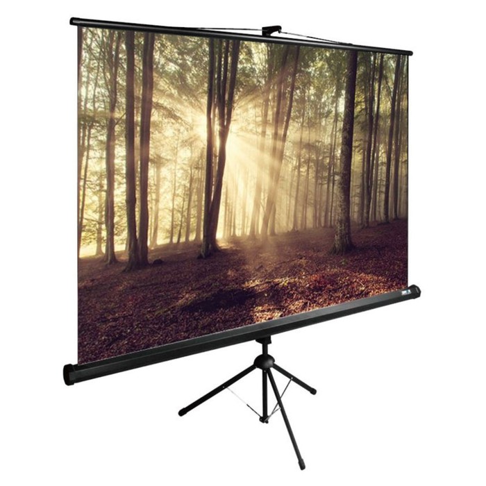цена Экран Cactus 135x180см TriExpert CS-PSTE-180x135-BK, 4:3, напольный, рулонный, черный