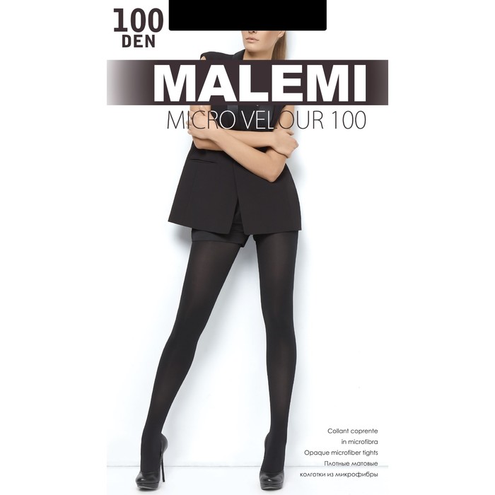 Колготки женские MALEMI Micro Velour 100 (nero, 4)