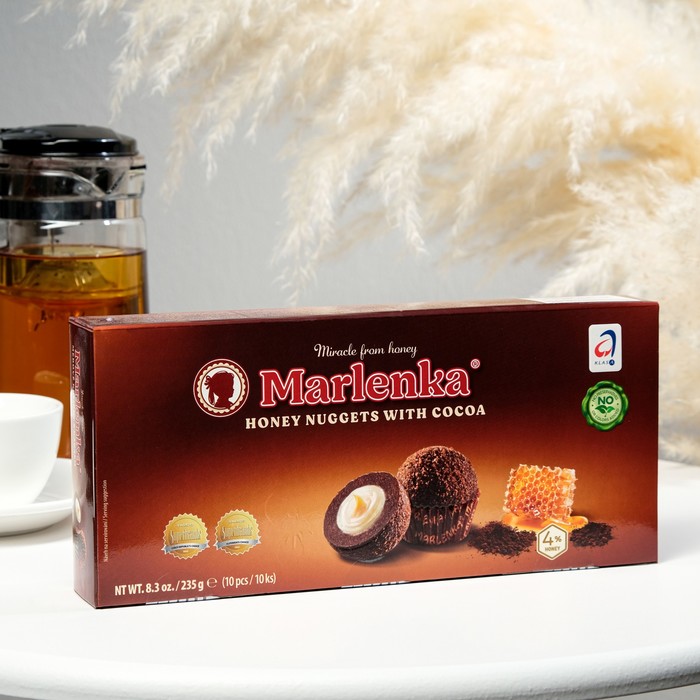 Медовые шарики Marlenka с какао, 235 г