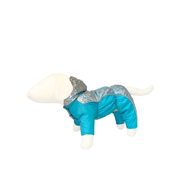 фото Комбинезон для собак (кобель) на синтепоне, размер 25, металлик