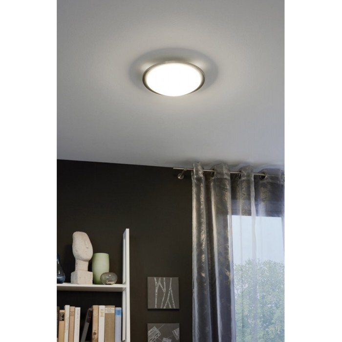 

Светильник LED PLANET, 1x12Вт LED, 3000K, 950лм, цвет никель