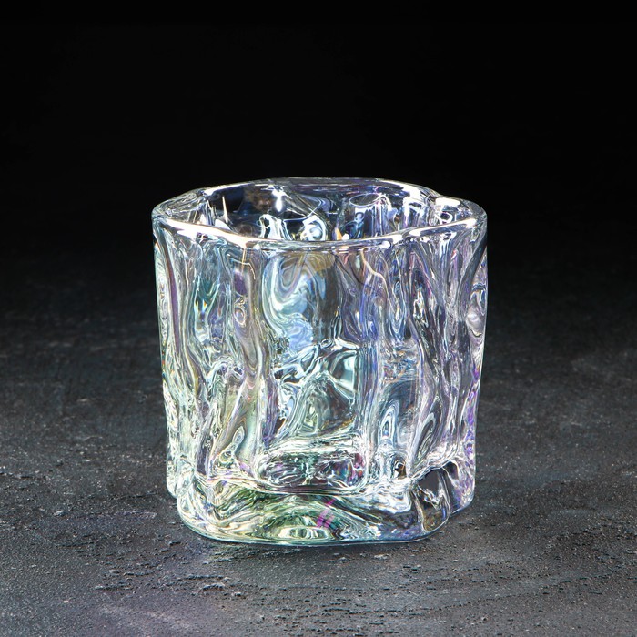 Стакан стеклянный Magistro IceBar. Pearl, 250 мл, цвет перламутровый стакан стеклянный magistro icebar ice 250 мл