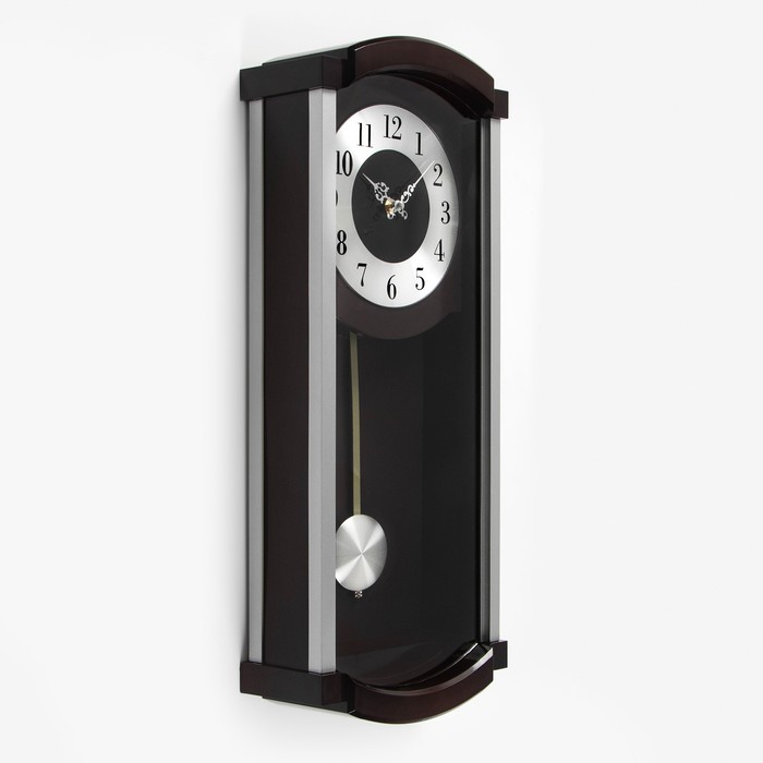 фото Часы настенные, серия: маятник, дискретный ход, 2аа, d-16.5 см, 22.5 х 56 см