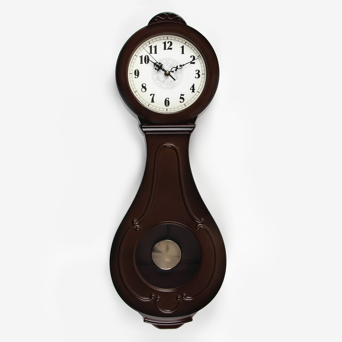 

Часы настенные, серия: Маятник, дискретный ход, 2АА, d=18.5 см, 27 х 75 см