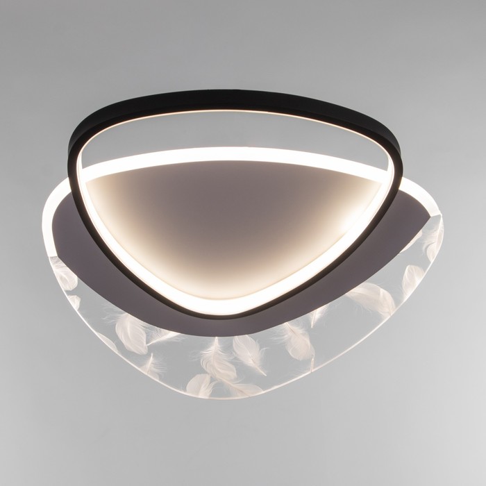 

Люстра с ПДУ "Мальва" LED 120Вт 3000-6000К бело-черный 50х45х7 см