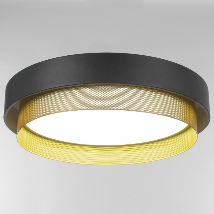 

Люстра с ПДУ "Рего" LED 120Вт 3000-6000К черный-золото 50х50х10 см BayerLux