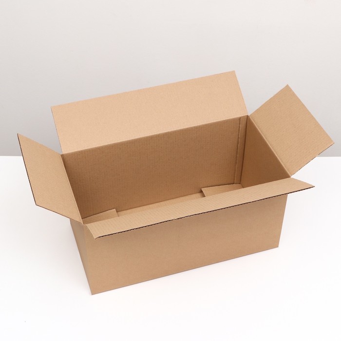 Коробка складная, бурая, 60 х 30 х 30 см коробка складная бурая 40 х 30 х 30 см