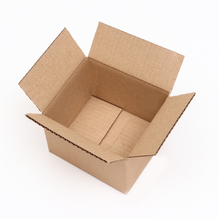 Коробка складная, бурая, 16 х 13 х 10 см коробка складная бурая 20 х 19 х 13 см