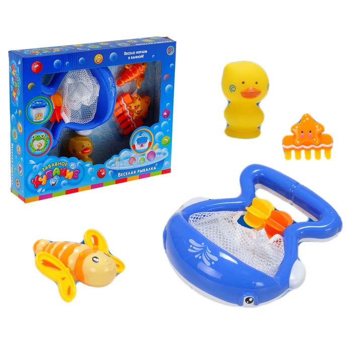 Игрушка для ванной «Весёлая рыбалка с Китёнком»