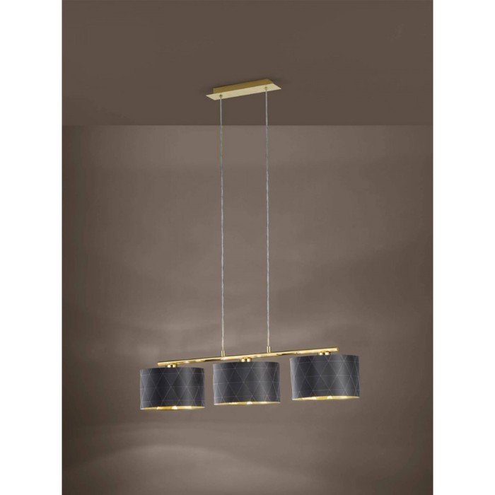 

Светильник DOLORITA, 3x60Вт E27, цвет латунь