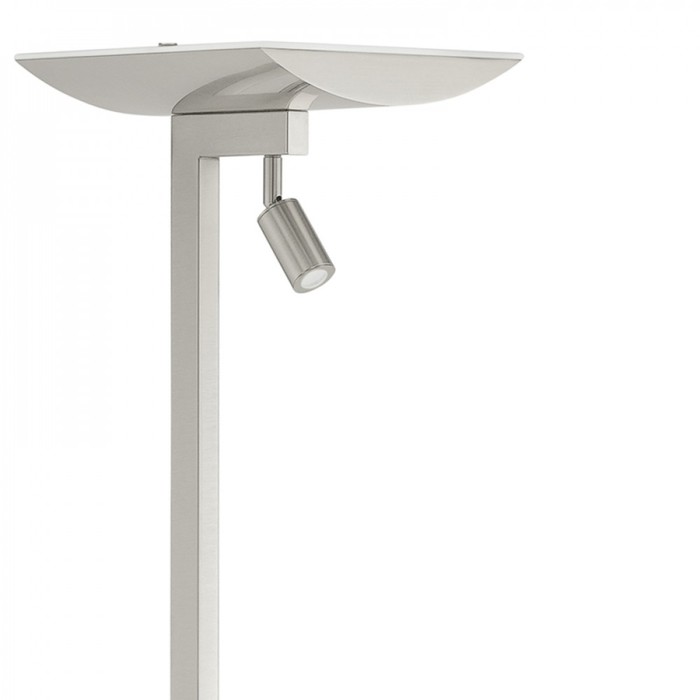 

Торшер BENAMOR, 2x16Вт LED, 3000K, 1800лм, цвет никель