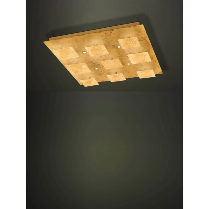 

Люстра SAN LUCA, 4x5,4Вт LED, 3000K, 2040лм, цвет золото
