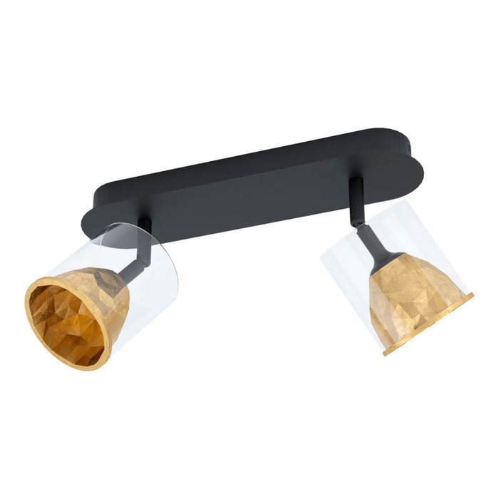 

Светильник MELITO, 2x5,4Вт LED, 3000K, 1020лм, цвет черный