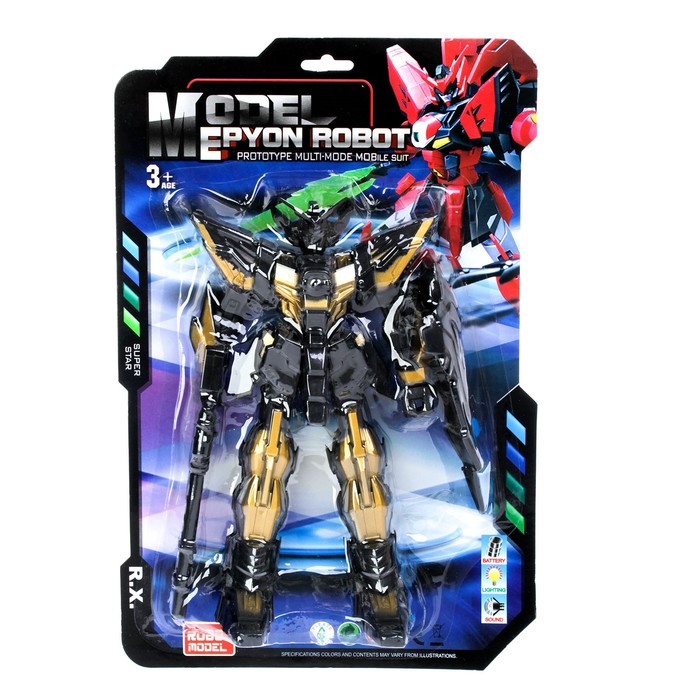 Робот «Захватчик», световые и звуковые эффекты, цвета МИКС