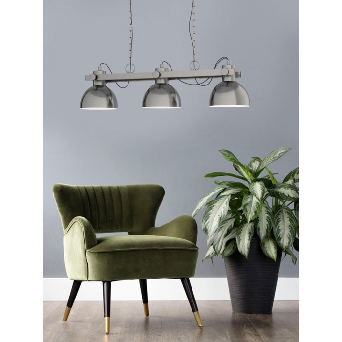 

Светильник LUBENHAM 1, 3x28Вт E27, цвет никель