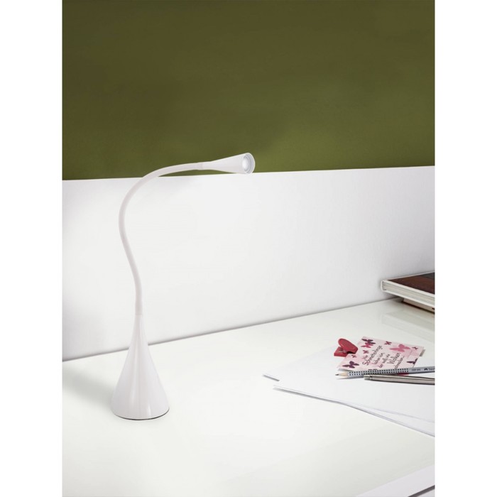 

Настольная лампа SNAPORA, 1x3,5Вт LED, 3000K, 330лм, цвет белый