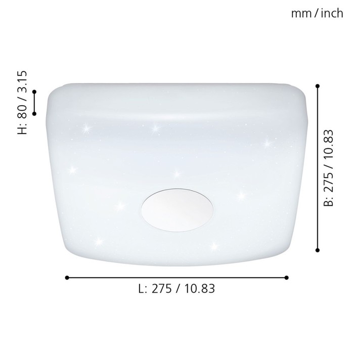 

Светильник VOLTAGO 2, 1x14Вт LED, 2700-6500K, 1800лм, цвет белый