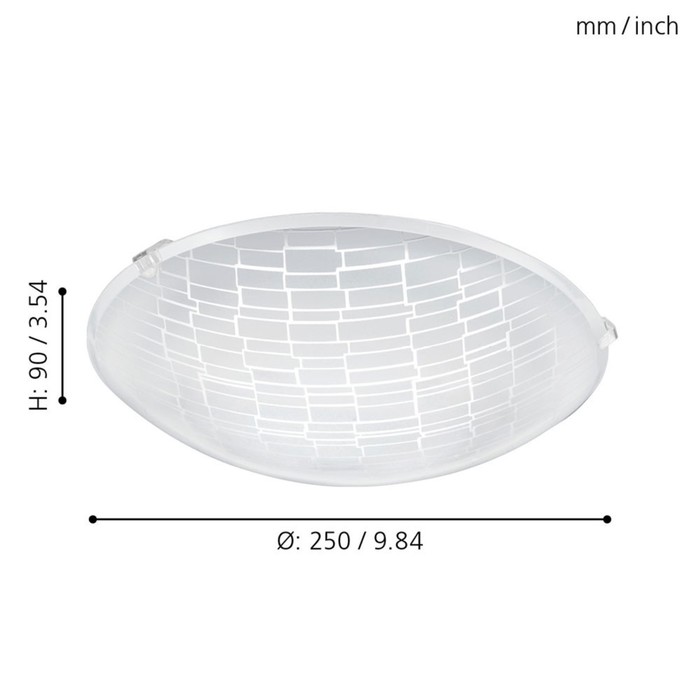

Светильник MALVA 1, 1x11Вт LED, 3000K, 950лм, цвет белый
