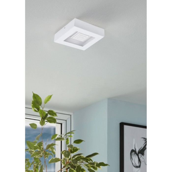 

Светильник FERREROS, 1x6,3Вт LED, 3000K, 840лм, цвет белый