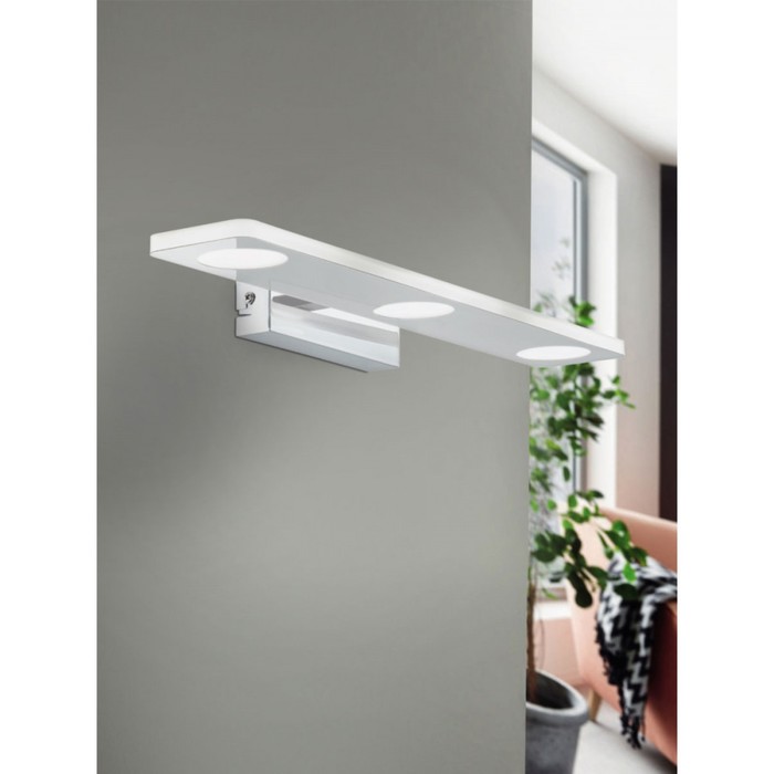 

Бра CABUS, 3x5,4Вт LED, 3000K, 1260лм, цвет хром